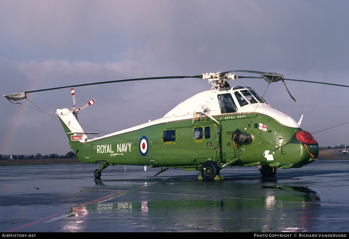 Aircraft Photo of XT772 | Westland WS-58 Wessex HU.5 | UK - Navy | AirHistory.net #22278
