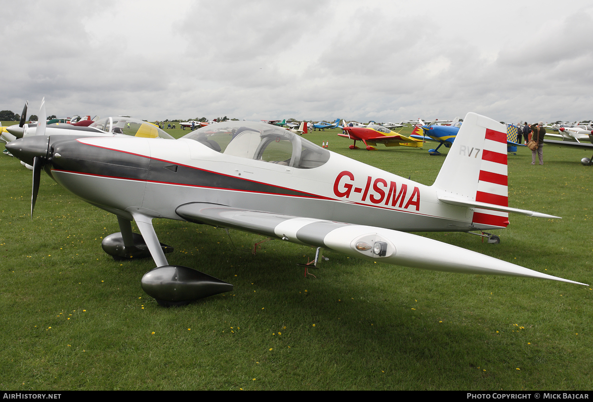 Aircraft Photo of G-ISMA | Van's RV-7 | AirHistory.net #22295
