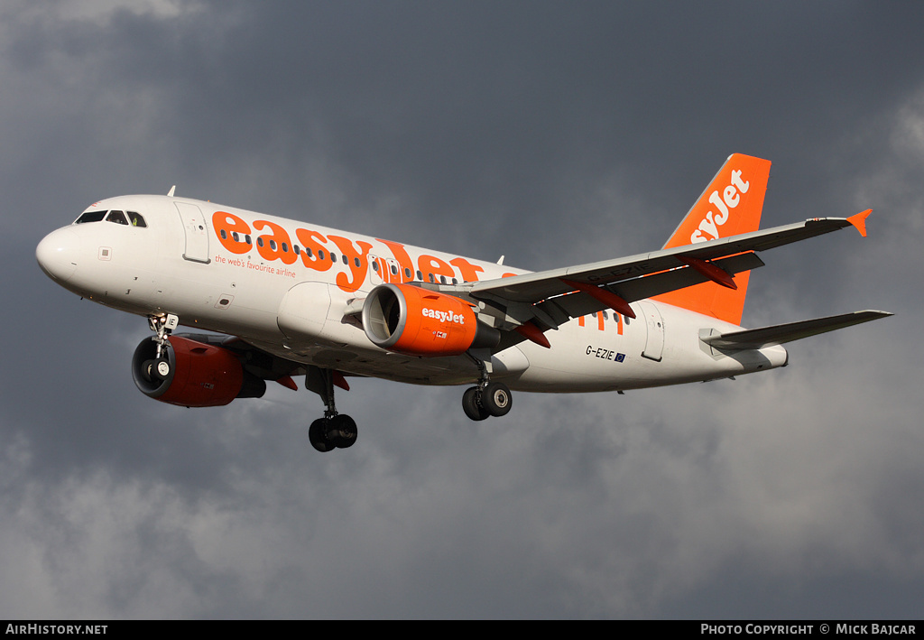 Aircraft Photo of G-EZIE | Airbus A319-111 | EasyJet | AirHistory.net #22298