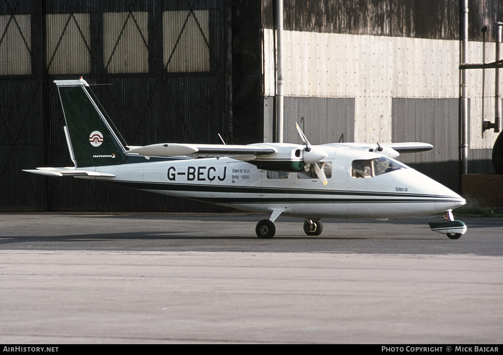 Aircraft Photo of G-BECJ | Partenavia P-68B Victor | Ryburn Air | AirHistory.net #22303