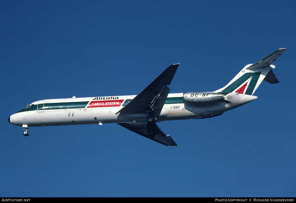 Aircraft Photo of I-DIKF | McDonnell Douglas DC-9-32F | Alitalia Cargo System | AirHistory.net #22305