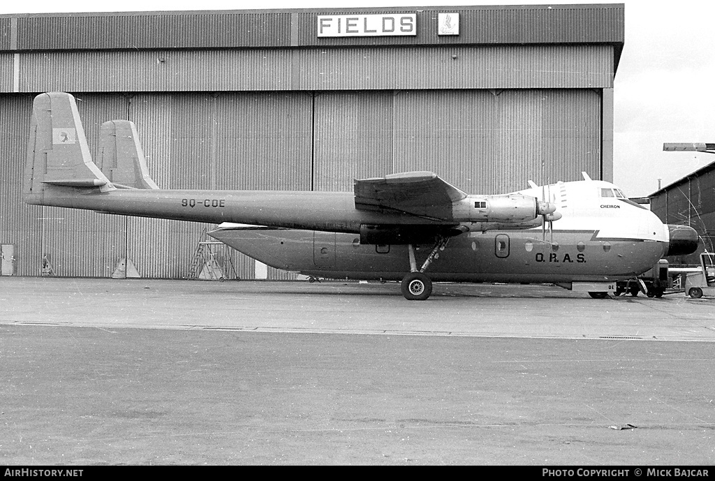 Aircraft Photo of 9Q-COE | Armstrong Whitworth AW-660 Argosy C.1 | ORAS - OTRAG Range Air Services | AirHistory.net #22308