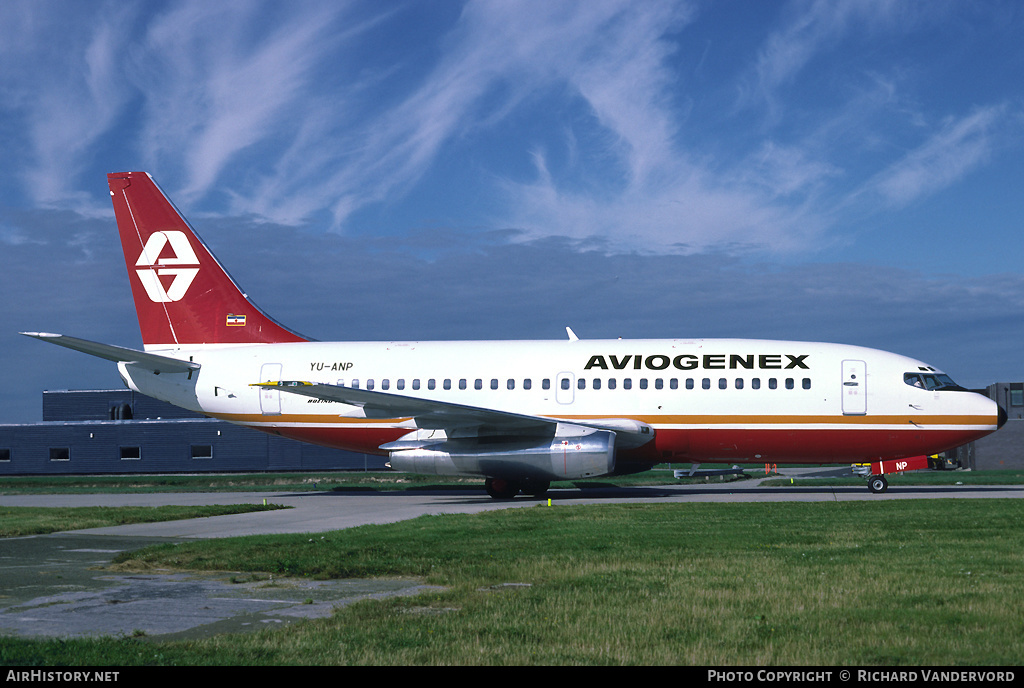 Aircraft Photo of YU-ANP | Boeing 737-2K3/Adv | Aviogenex | AirHistory.net #22312