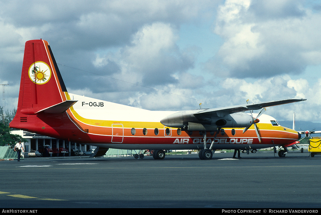 Aircraft Photo of F-OGJB | Fairchild F-27J | Air Guadeloupe | AirHistory.net #22316