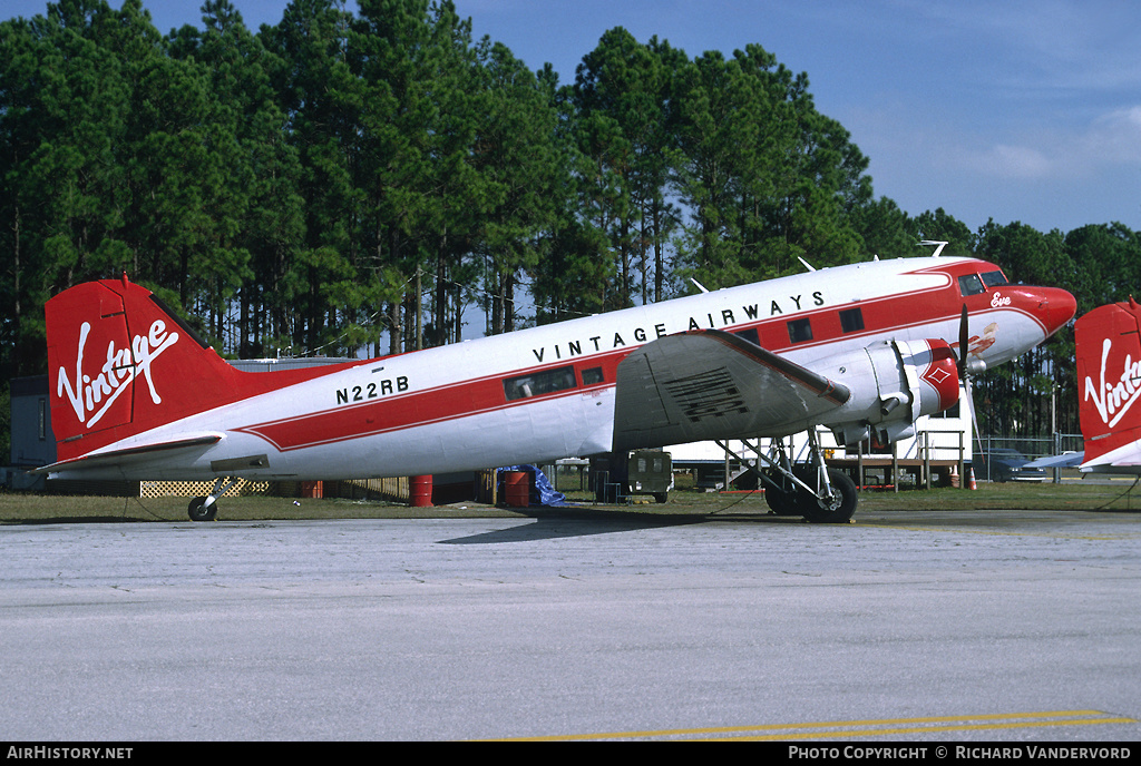 Aircraft Photo of N22RB | Douglas C-53 Skytrooper | Vintage Airways | AirHistory.net #22329
