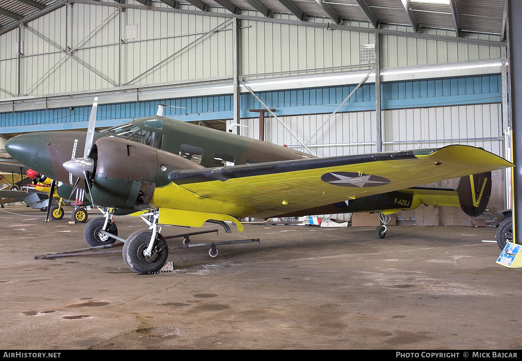 Aircraft Photo of F-AZEJ / 22429 | Beech E18S | USA - Army | AirHistory.net #22338