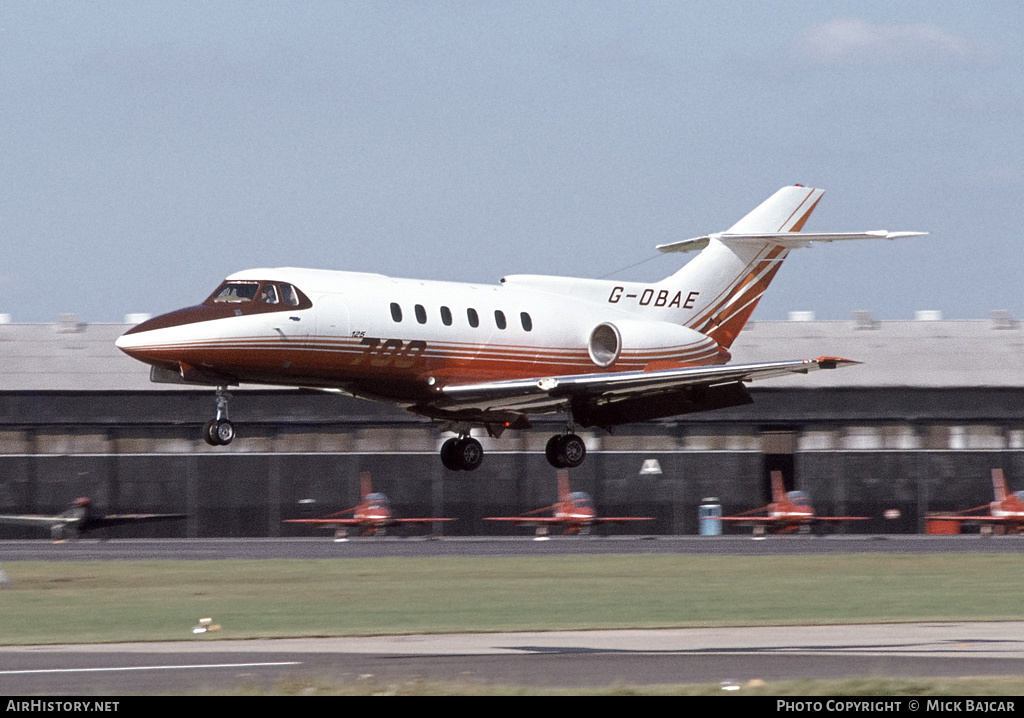 Aircraft Photo of G-OBAE | British Aerospace HS-125-700B | British Aerospace | AirHistory.net #22340