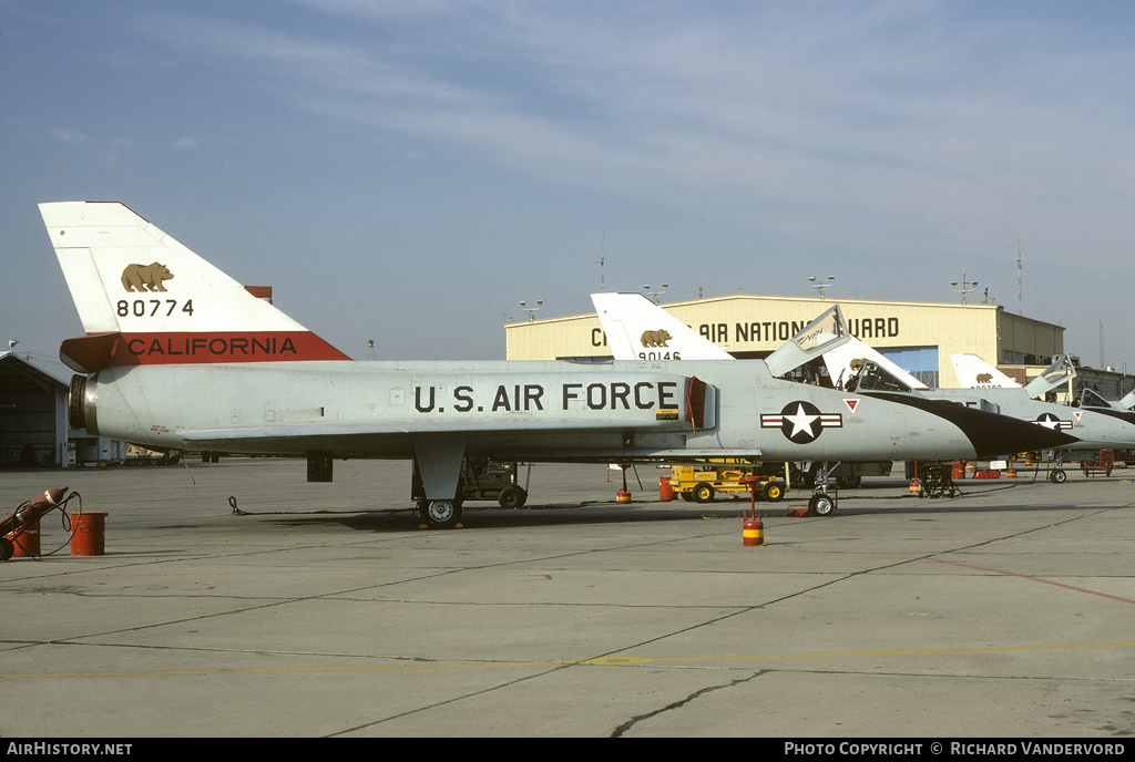 Aircraft Photo of 58-0774 / 80774 | Convair F-106A Delta Dart | USA - Air Force | AirHistory.net #22360