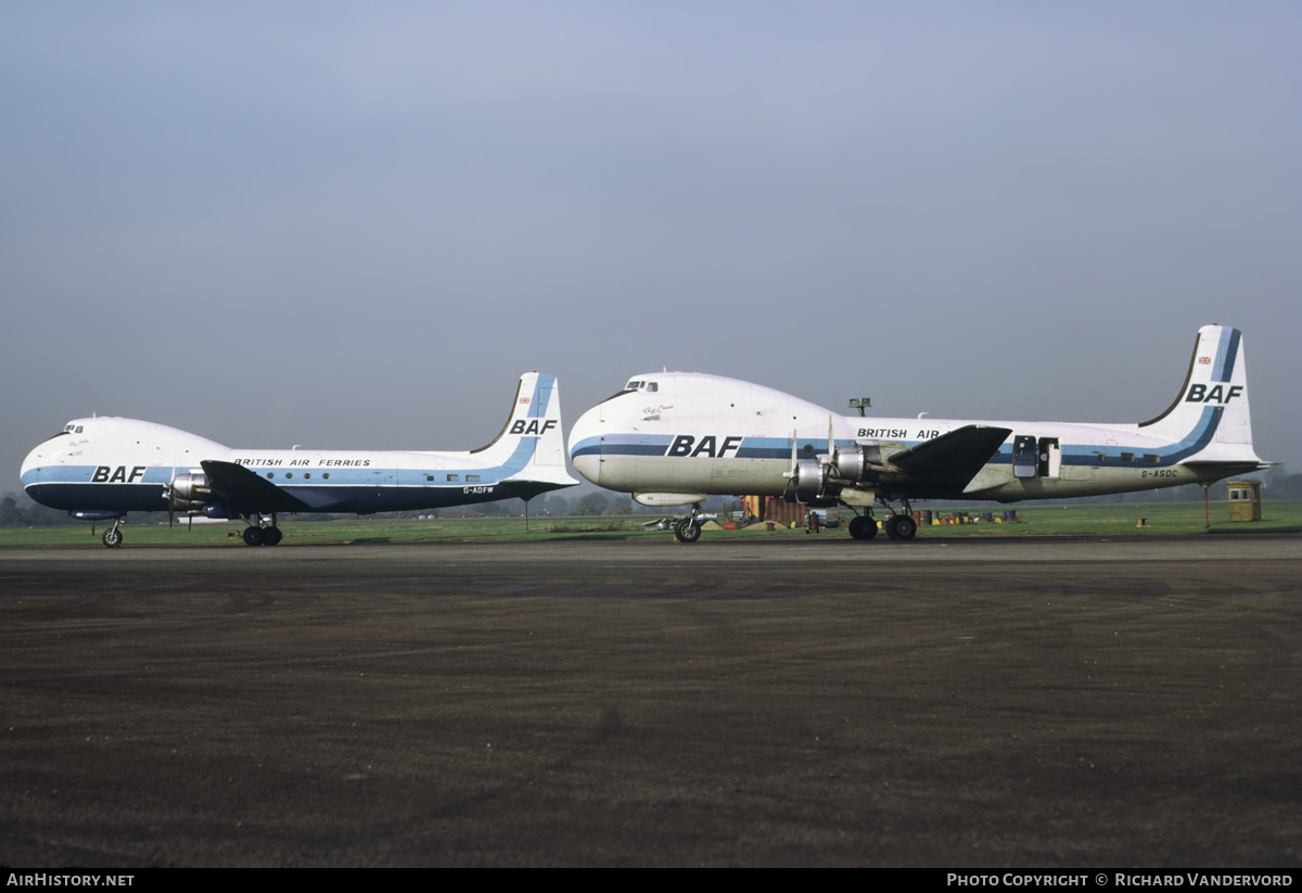 Aircraft Photo of G-ASDC | Aviation Traders ATL-98 Carvair | British Air Ferries - BAF | AirHistory.net #22365