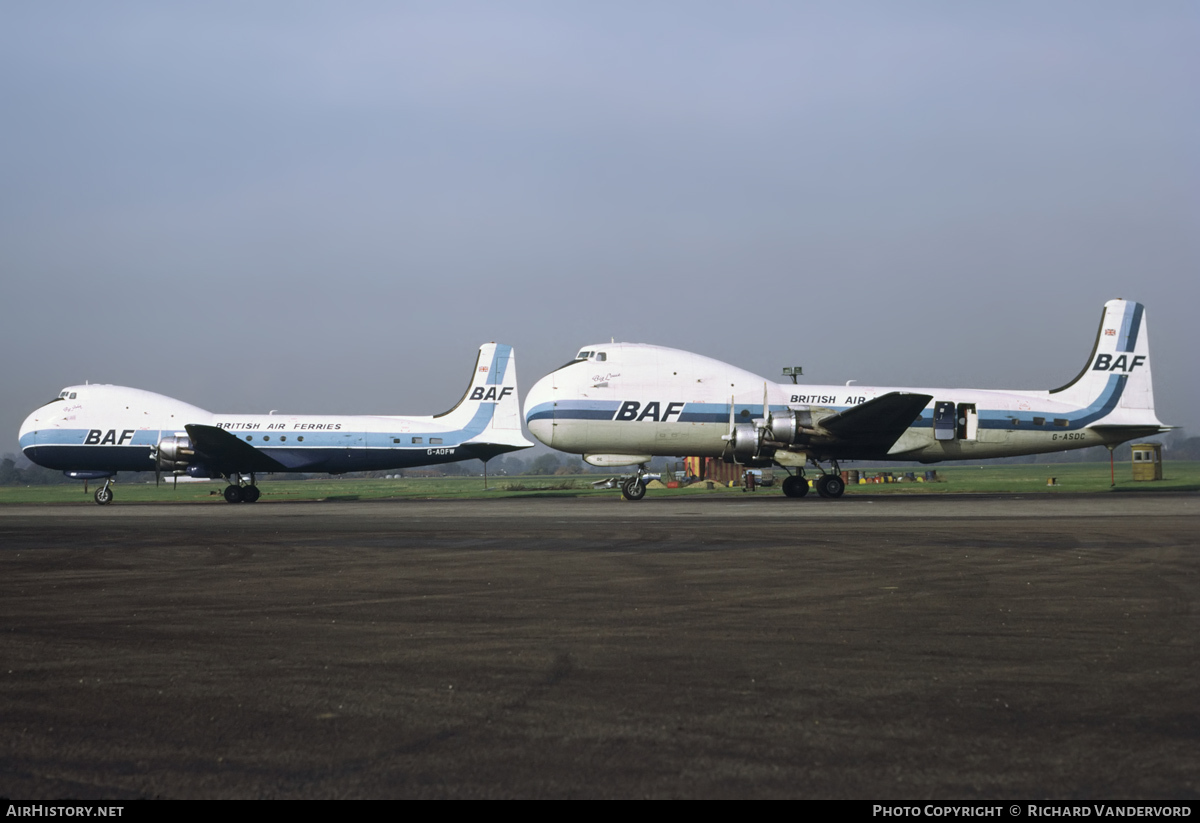 Aircraft Photo of G-ASDC | Aviation Traders ATL-98 Carvair | British Air Ferries - BAF | AirHistory.net #22365