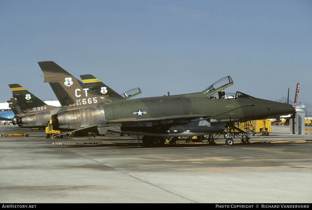 Aircraft Photo of 55-3665 / AF53-665 | North American F-100D Super Sabre | USA - Air Force | AirHistory.net #22374