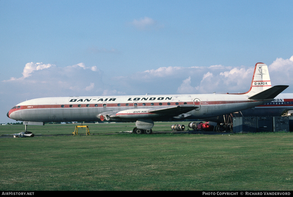 Aircraft Photo of G-APDK | De Havilland D.H. 106 Comet 4 | Dan-Air London | AirHistory.net #22391