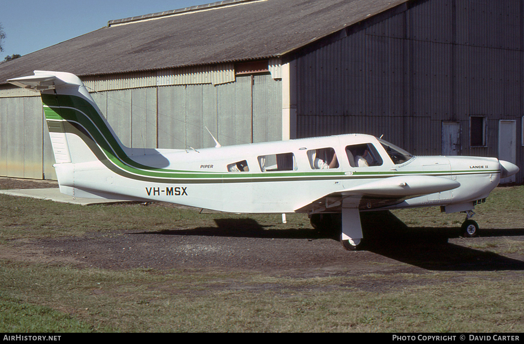 Aircraft Photo of VH-MSX | Piper PA-32RT-300 Lance II | AirHistory.net #22438