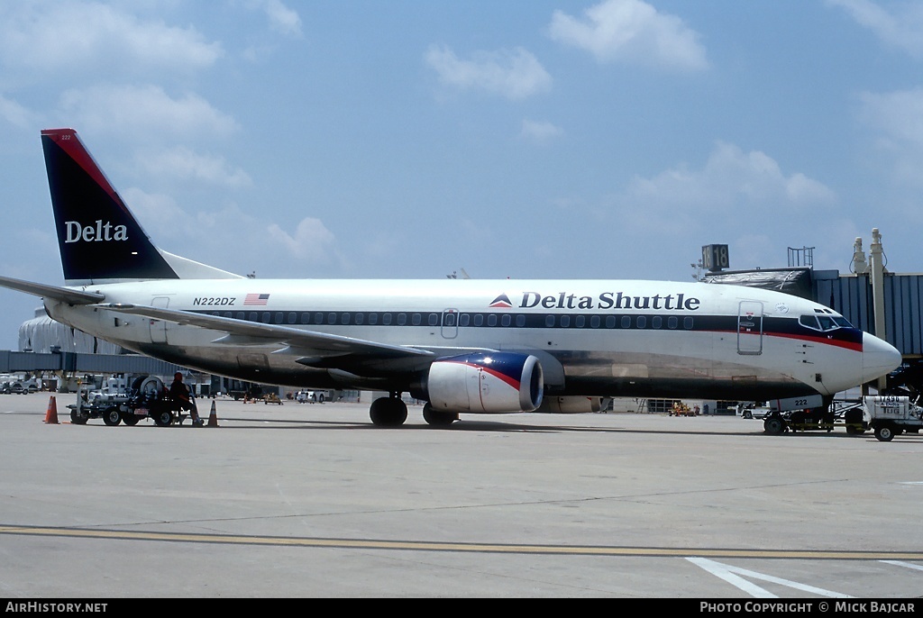 Aircraft Photo of N222DZ | Boeing 737-35B | Delta Shuttle | AirHistory.net #22448