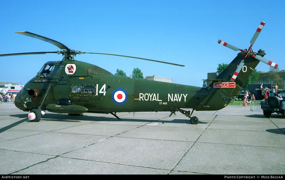 Aircraft Photo of XT469 | Westland WS-58 Wessex HU.5 | UK - Navy | AirHistory.net #22452