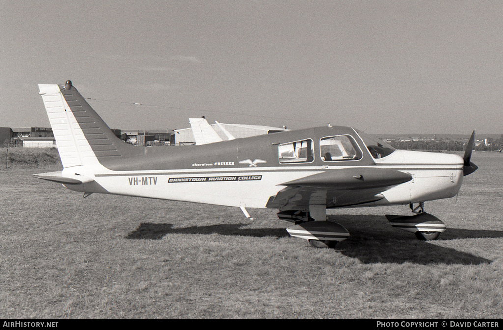 Aircraft Photo of VH-MTV | Piper PA-28-140 Cherokee Cruiser | Bankstown Aviation College | AirHistory.net #22455