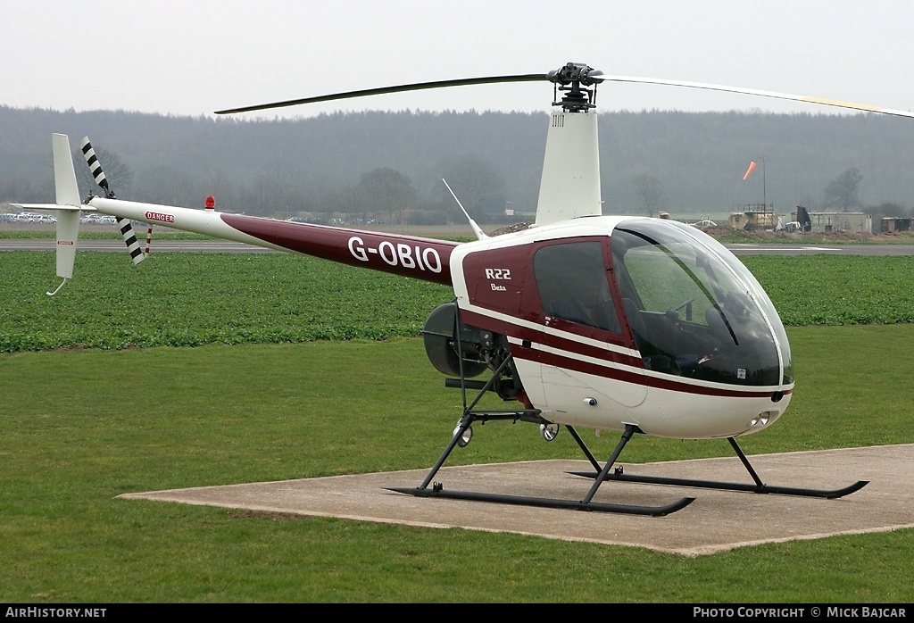 Aircraft Photo of G-OBIO | Robinson R-22 Beta | AirHistory.net #22463