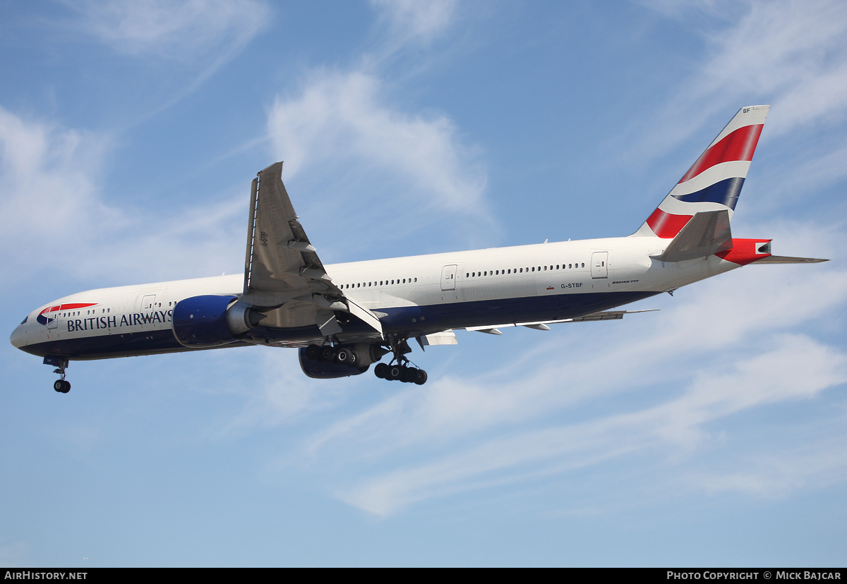 Aircraft Photo of G-STBF | Boeing 777-336/ER | British Airways | AirHistory.net #22470