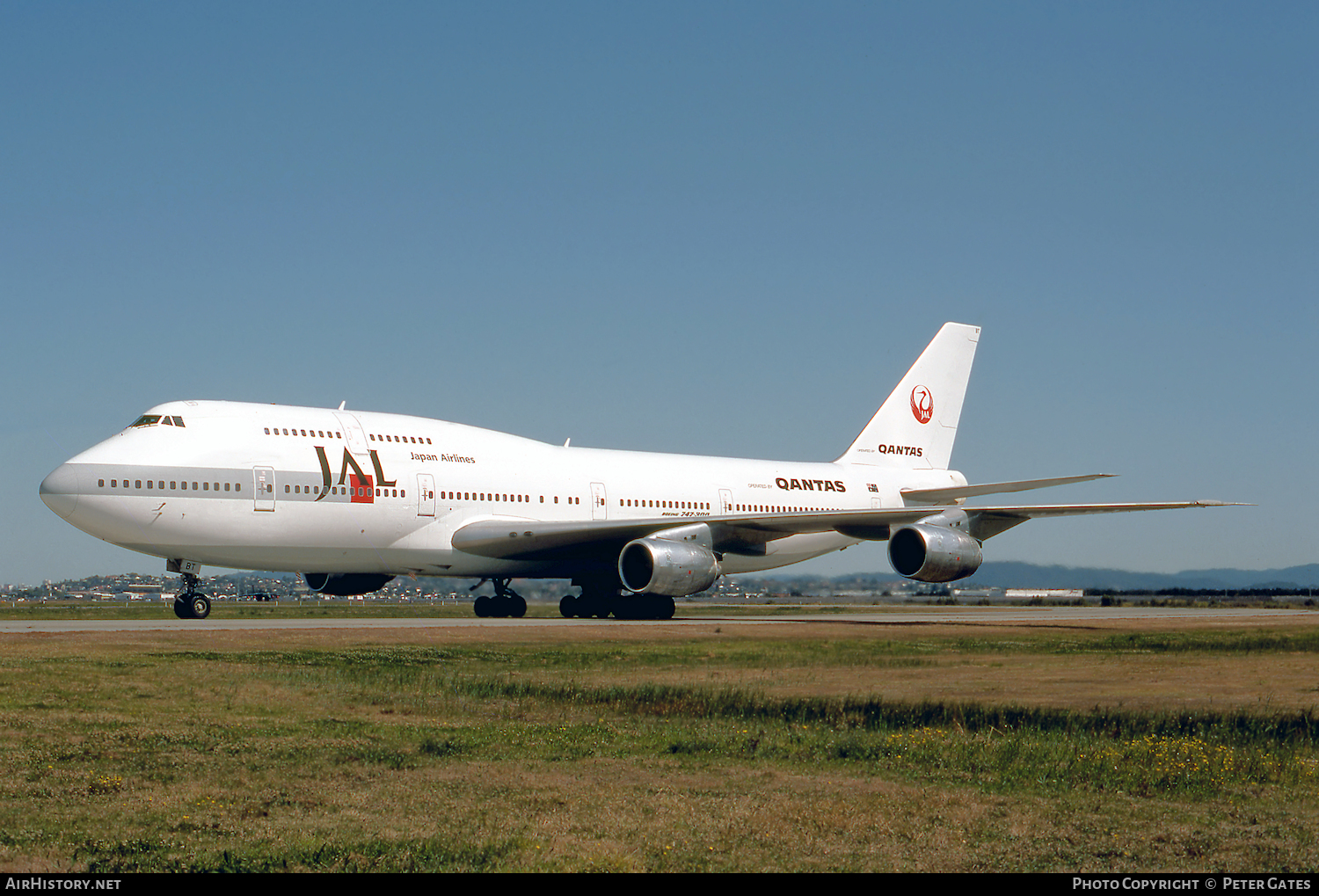 Aircraft Photo of VH-EBT | Boeing 747-338 | Japan Airlines - JAL | AirHistory.net #22489