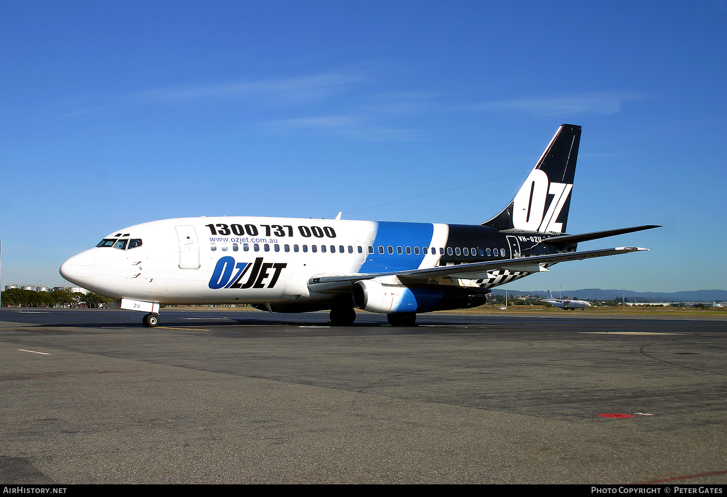 Aircraft Photo of VH-OZU | Boeing 737-229/Adv | OzJet Airlines | AirHistory.net #22490