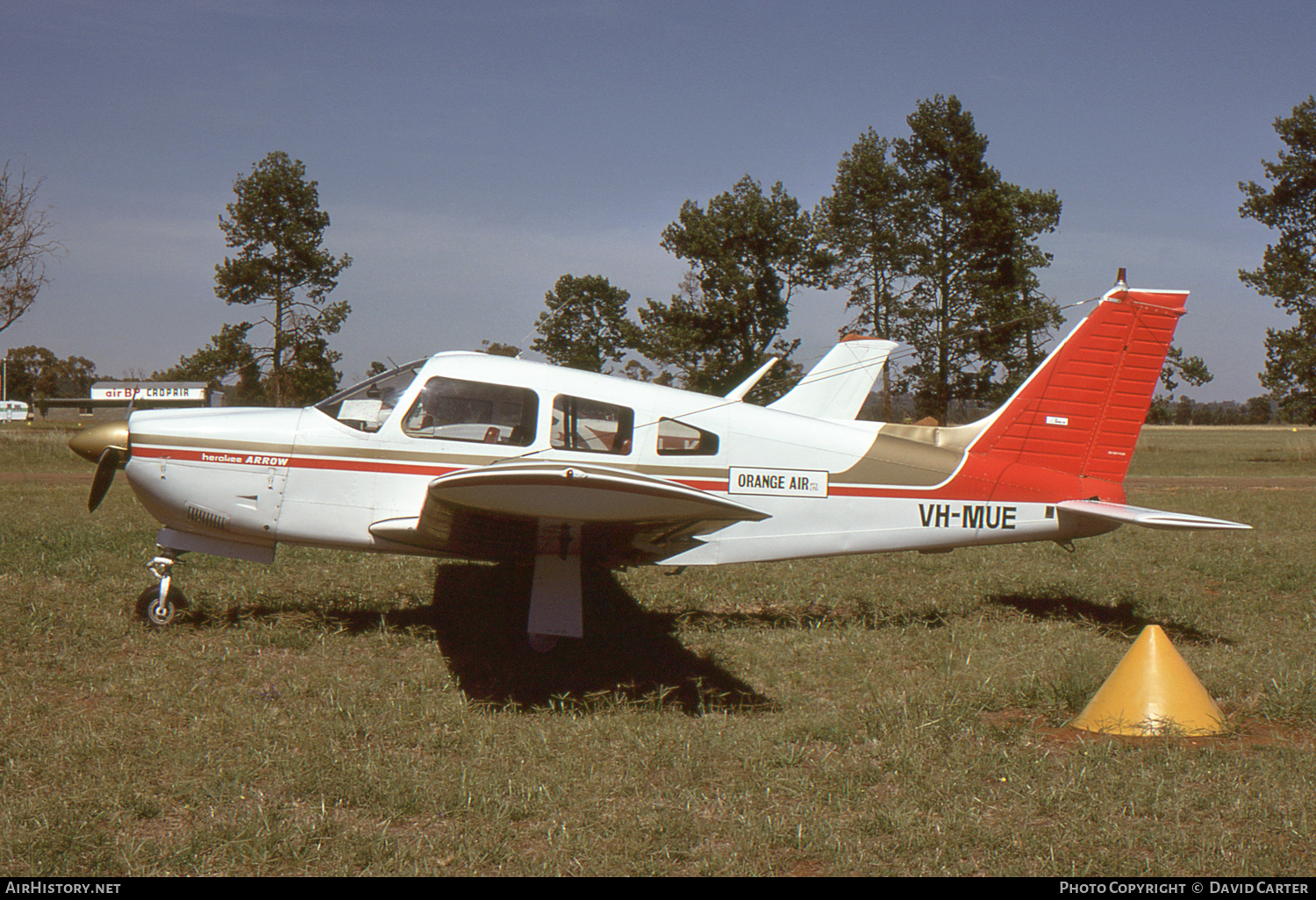 Aircraft Photo of VH-MUE | Piper PA-28R-200 Cherokee Arrow II | Orange Air | AirHistory.net #22497
