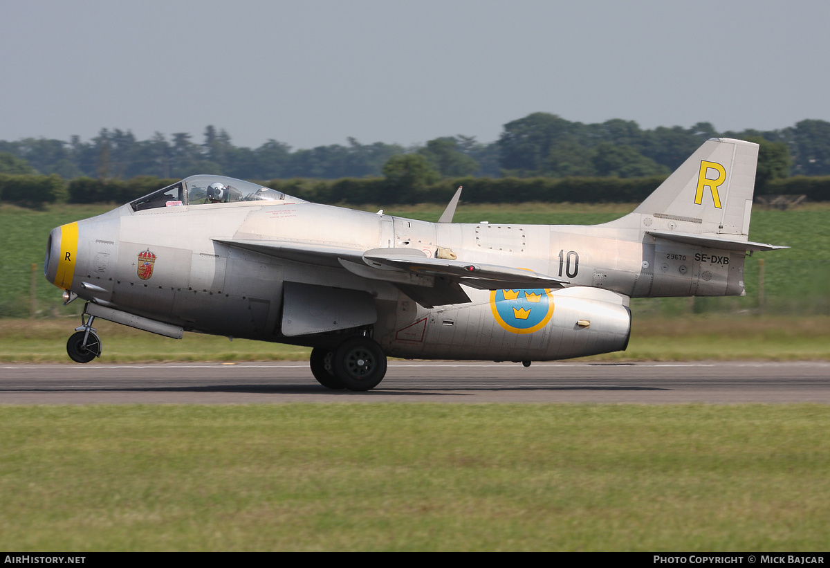 Aircraft Photo of SE-DXB / 29670 | Saab J29F Tunnan | Sweden - Air Force | AirHistory.net #22508