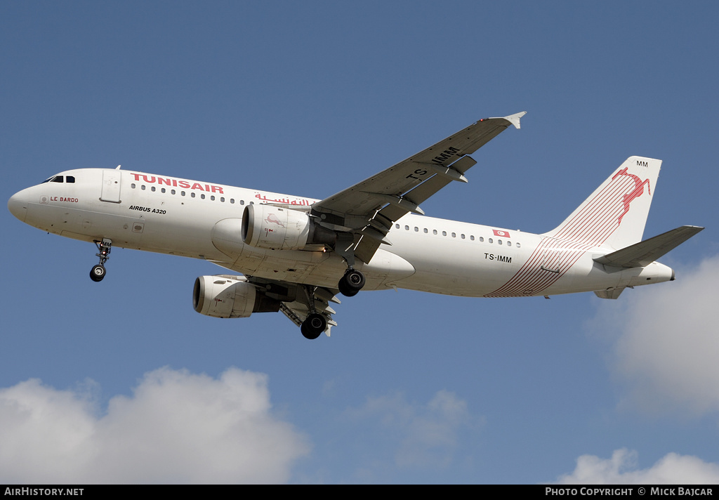 Aircraft Photo of TS-IMM | Airbus A320-211 | Tunisair | AirHistory.net #22519