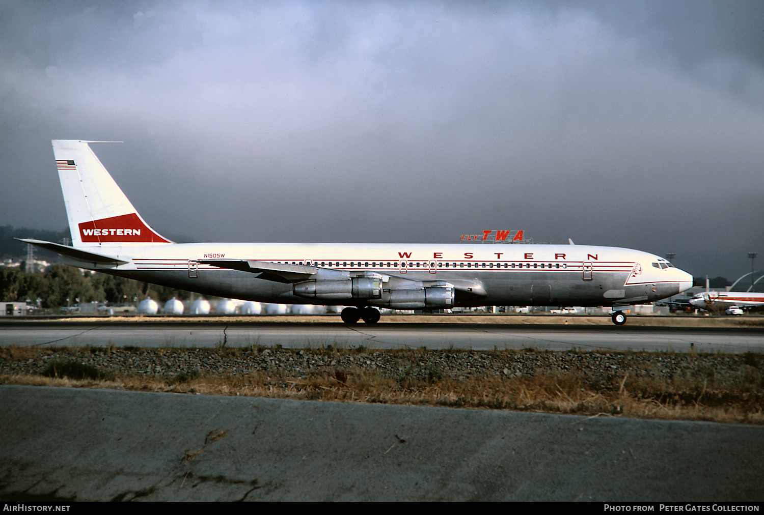Aircraft Photo of N1505W | Boeing 707-347C | Western Airlines | AirHistory.net #22521