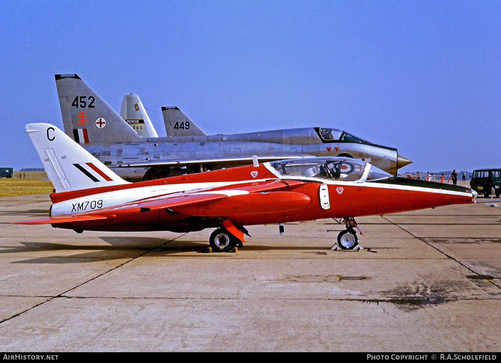 Aircraft Photo of XM709 | Hawker Siddeley Gnat T1 | UK - Air Force | AirHistory.net #22535