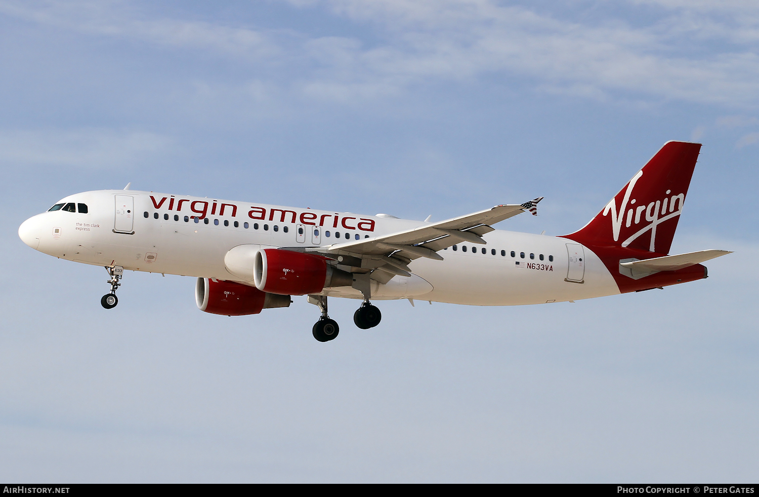 Aircraft Photo of N633VA | Airbus A320-214 | Virgin America | AirHistory.net #22543