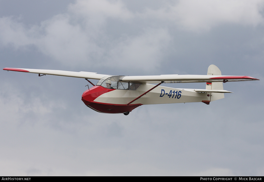 Aircraft Photo of D-4116 | Schleicher Ka-4 Rhönlerche II | AirHistory.net #22570
