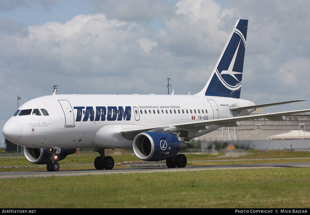 Aircraft Photo of YR-ASD | Airbus A318-111 | TAROM - Transporturile Aeriene Române | AirHistory.net #22584