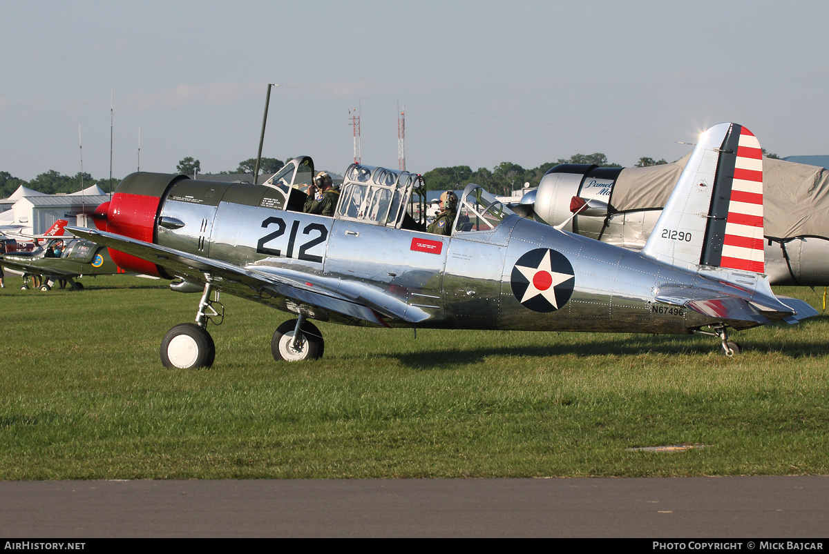 Aircraft Photo of N67496 / 21290 | Vultee BT-13A Valiant | USA - Air Force | AirHistory.net #22604