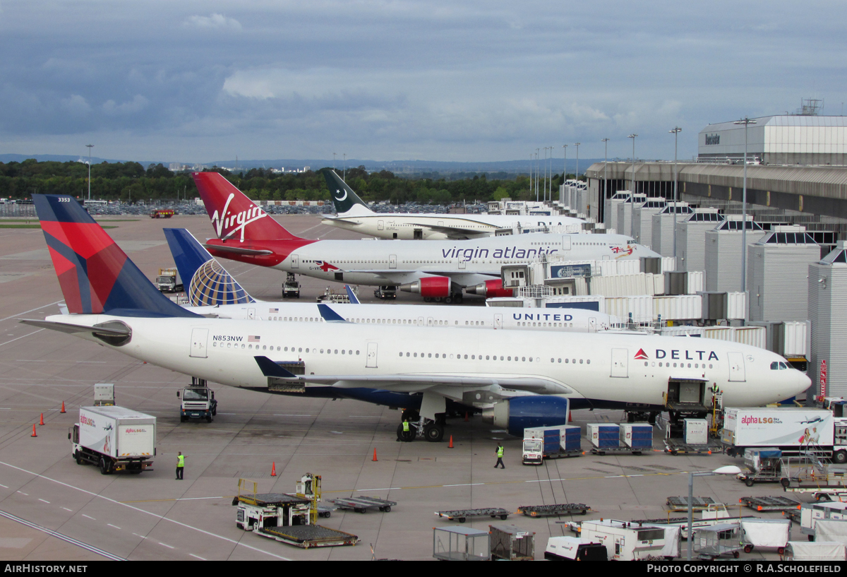 Aircraft Photo of N853NW | Airbus A330-223 | Delta Air Lines | AirHistory.net #22606