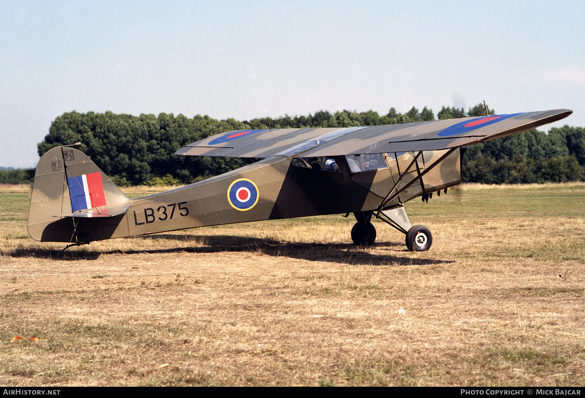 Aircraft Photo of G-AHGW / LB375 | Taylorcraft D/1 Auster Mk1 | UK - Air Force | AirHistory.net #22634