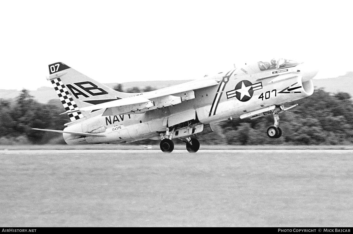 Aircraft Photo of 154375 | LTV A-7B Corsair II | USA - Navy | AirHistory.net #22636