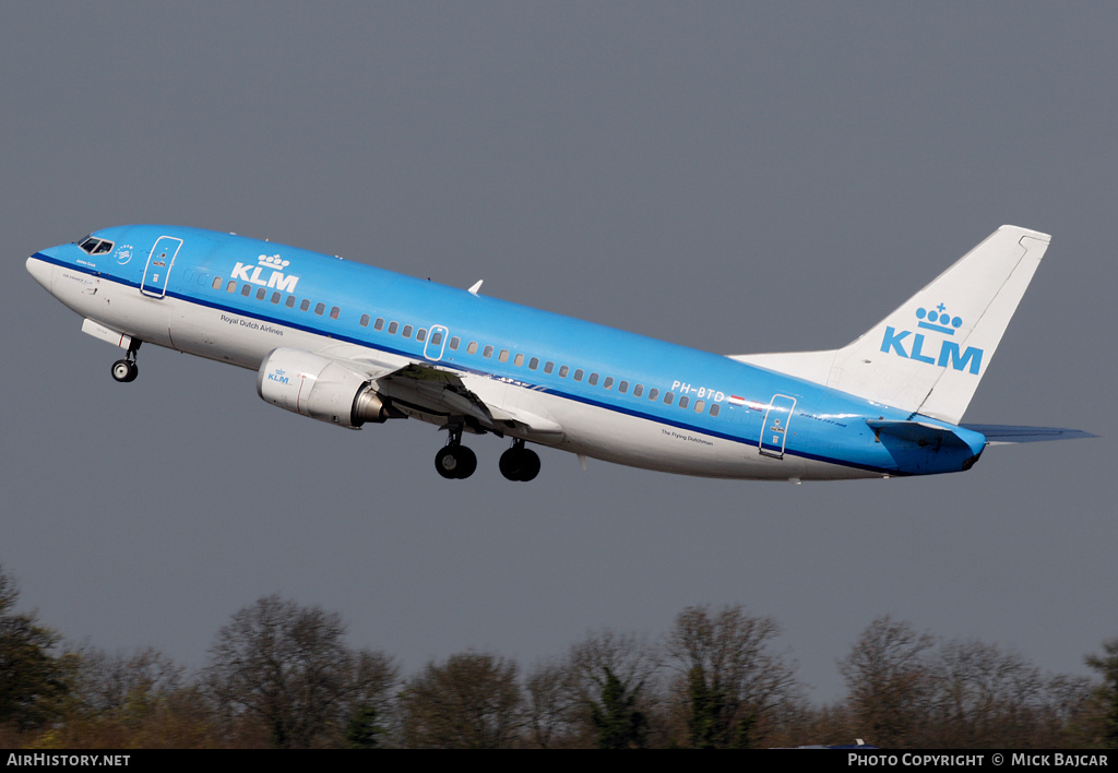 Aircraft Photo of PH-BTD | Boeing 737-306 | KLM - Royal Dutch Airlines | AirHistory.net #22714
