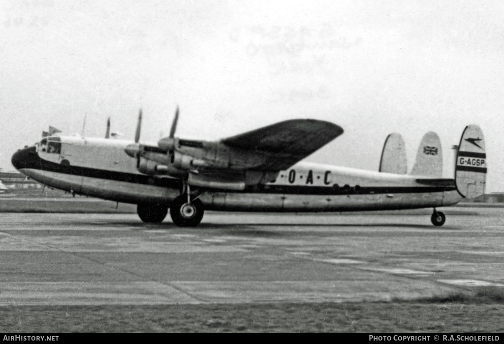 Aircraft Photo of G-AGSP | Avro 685 York | BOAC - British Overseas Airways Corporation | AirHistory.net #22715