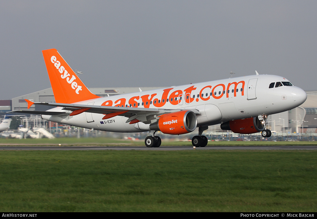 Aircraft Photo of G-EZFV | Airbus A319-111 | EasyJet | AirHistory.net #22741