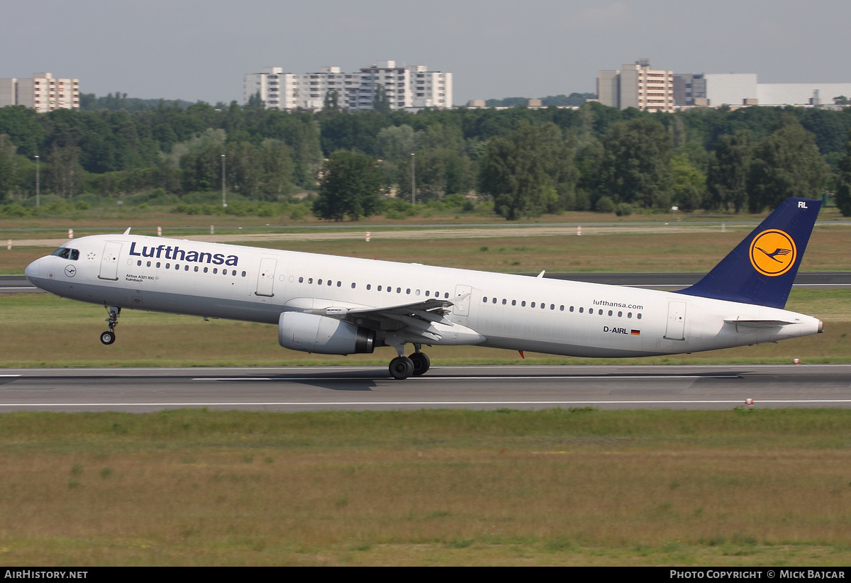 Aircraft Photo of D-AIRL | Airbus A321-131 | Lufthansa | AirHistory.net #22770