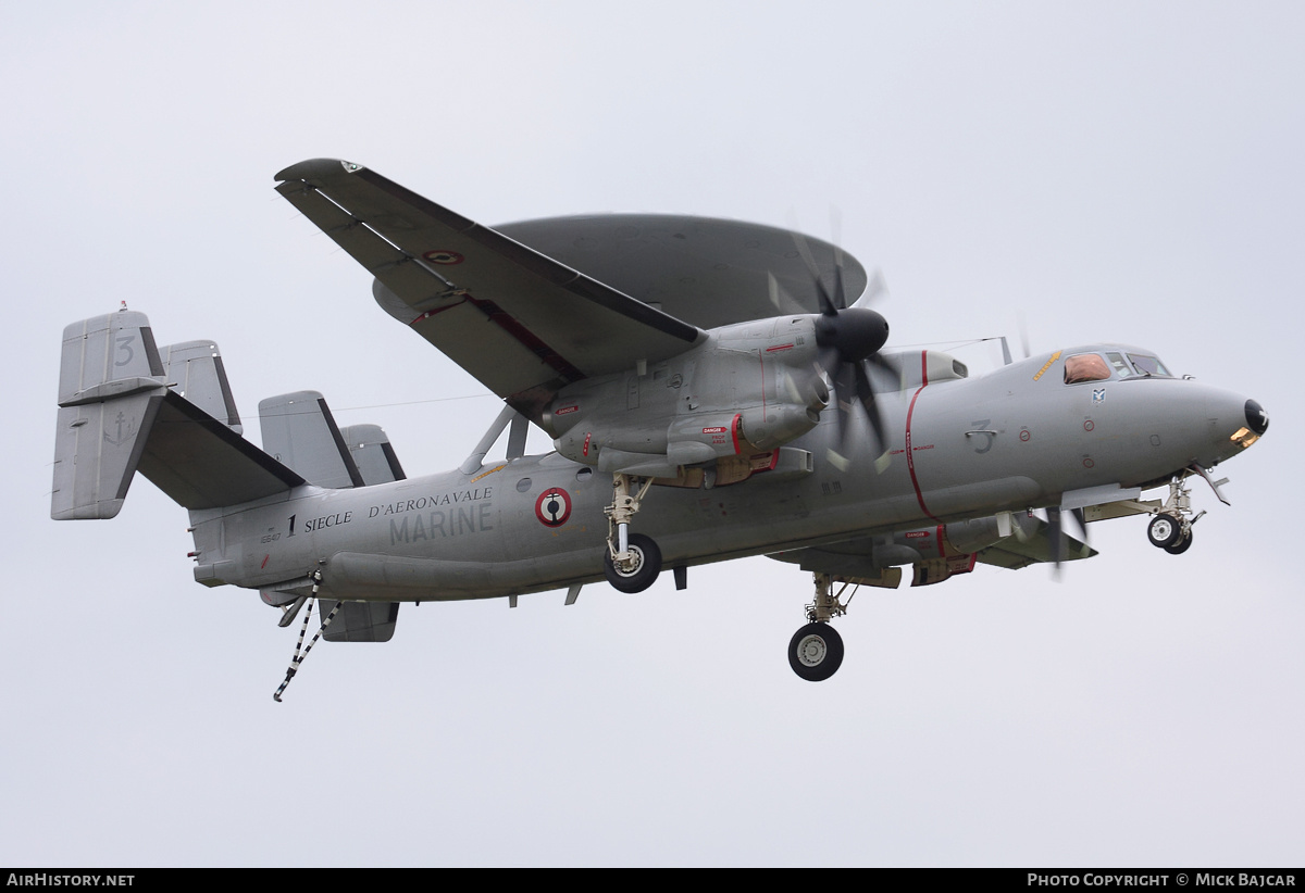Aircraft Photo of 3 | Grumman E-2C Hawkeye 2000 | France - Navy | AirHistory.net #22771