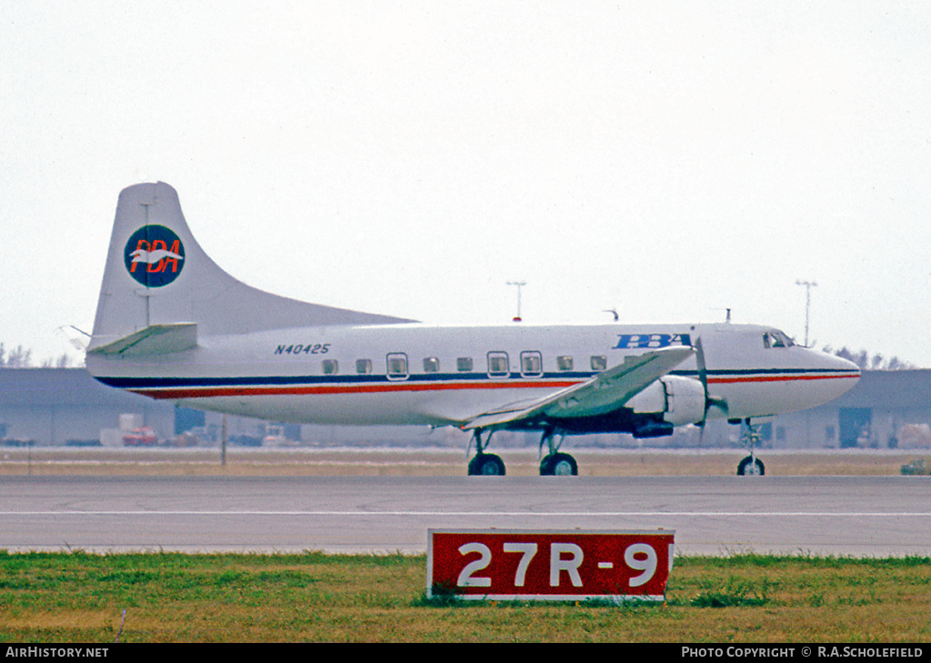 Aircraft Photo of N40425 | Martin 404 | PBA - Provincetown-Boston Airline | AirHistory.net #22774