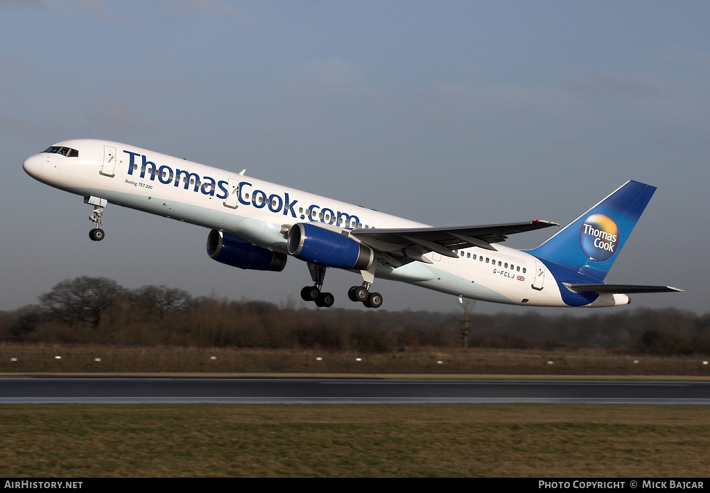 Aircraft Photo of G-FCLJ | Boeing 757-2Y0 | Thomas Cook Airlines | AirHistory.net #22786