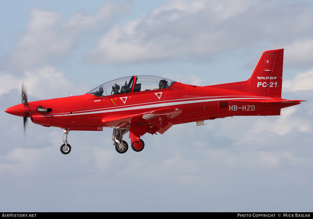 Aircraft Photo of HB-HZD | Pilatus PC-21 | Pilatus | AirHistory.net #22803