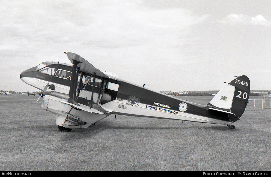 Aircraft Photo of ZK-AKU | De Havilland D.H. 89B Dominie | AirHistory.net #22821