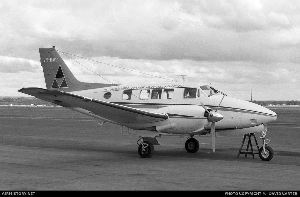 Aircraft Photo of VH-MWJ | Beech 70 Queen Air | Masling Airlines | AirHistory.net #22838