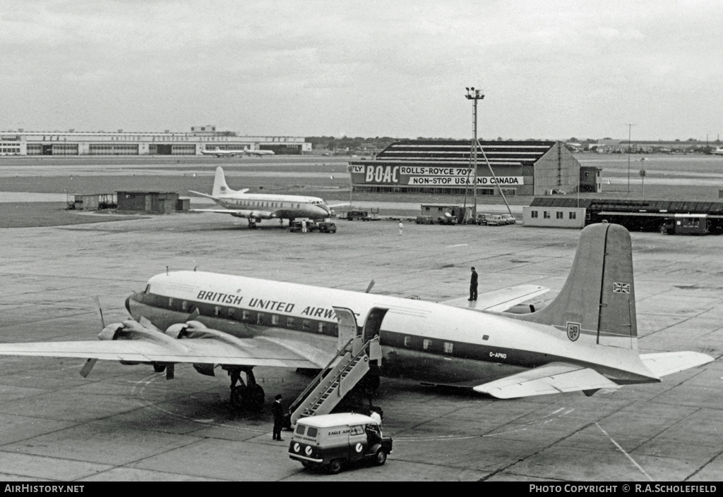 Aircraft Photo of G-APNO | Douglas DC-6A | British United Airways - BUA | AirHistory.net #22863
