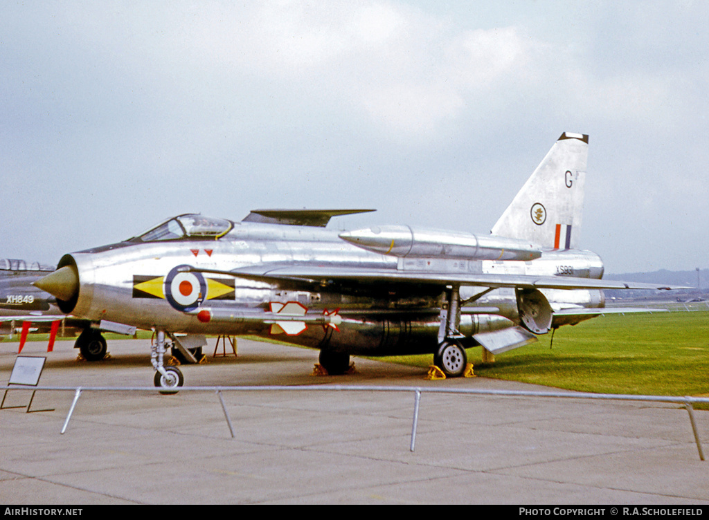 Aircraft Photo of XS931 | English Electric Lightning F6 | UK - Air Force | AirHistory.net #22865