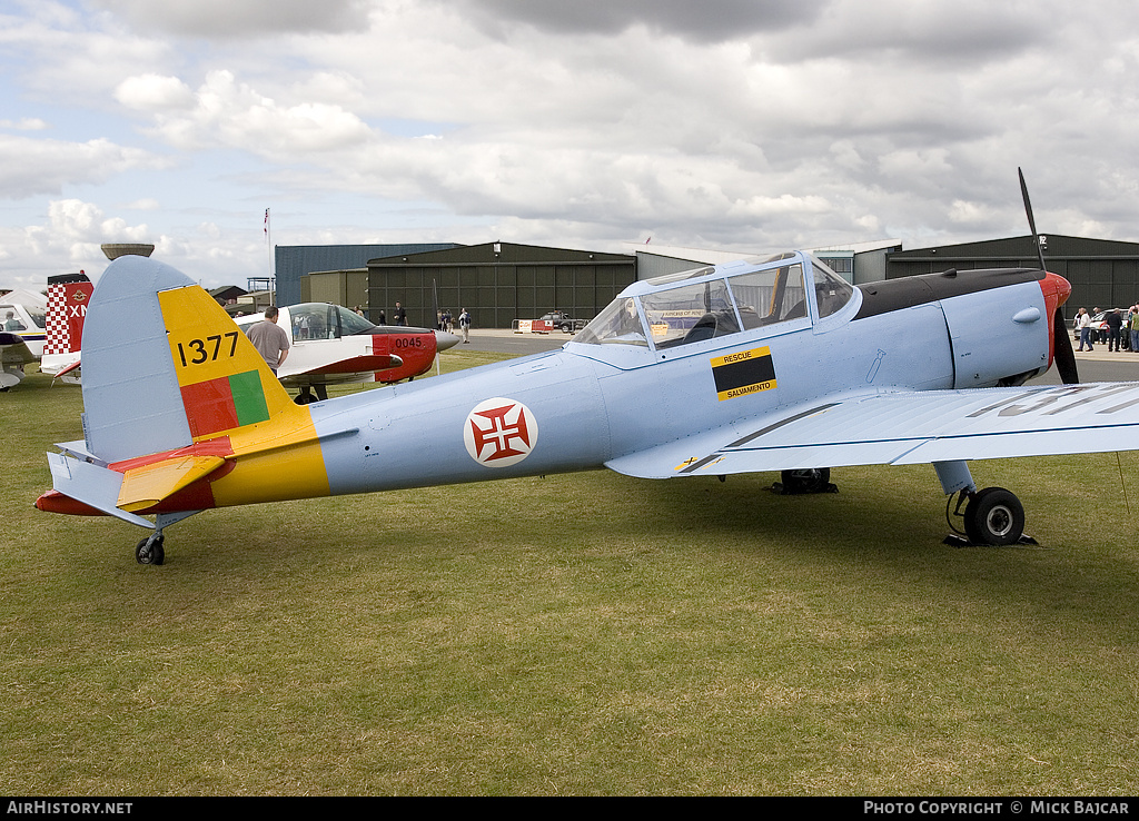 Aircraft Photo of G-BARS / 1377 | De Havilland DHC-1 Chipmunk Mk22 | Portugal - Air Force | AirHistory.net #22901