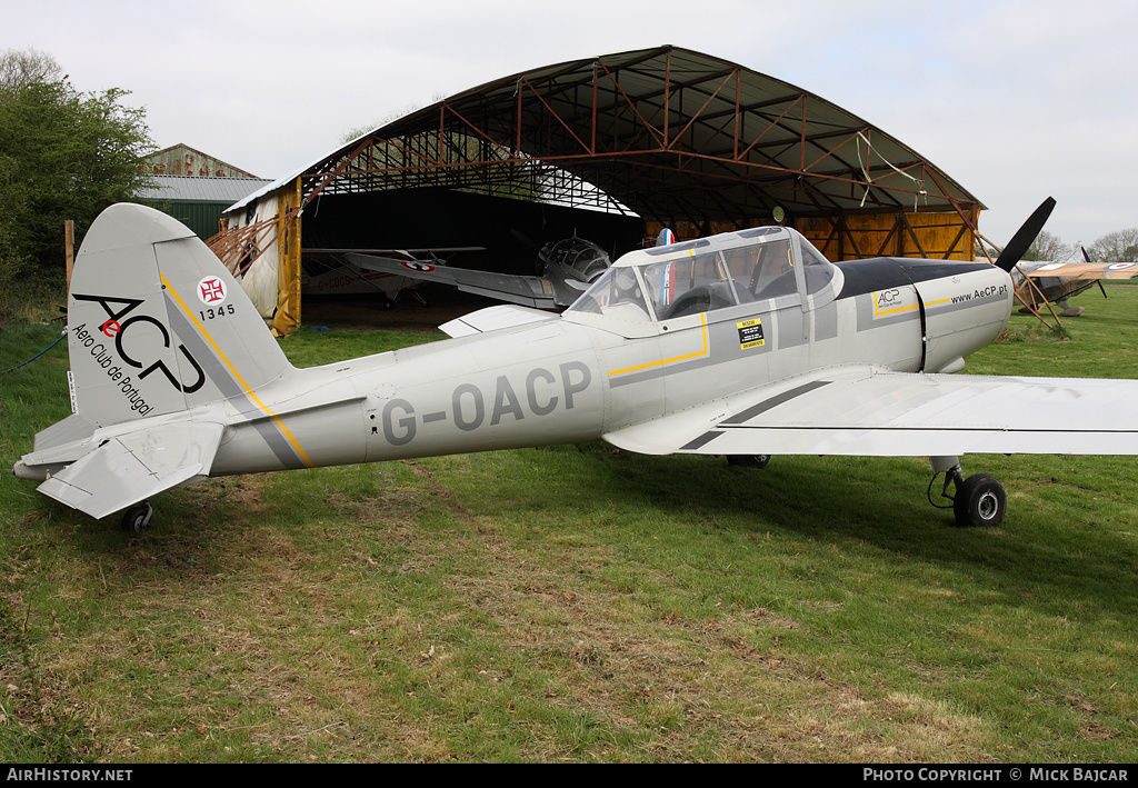 Aircraft Photo of G-OACP / 1345 | De Havilland Canada DHC-1 Chipmunk T20 | Aero Club de Portugal - AeCP | Portugal - Air Force | AirHistory.net #22912